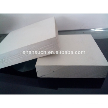 Rigid white pvc foam board for building / bus inner decoration